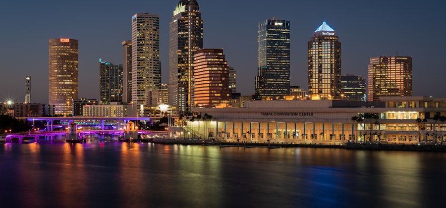 Downtown Tampa on the water