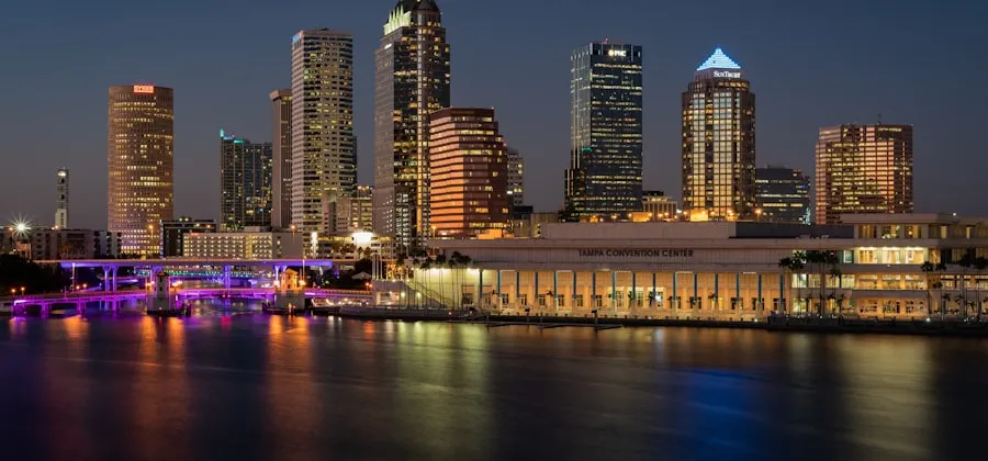 Downtown Tampa on the water